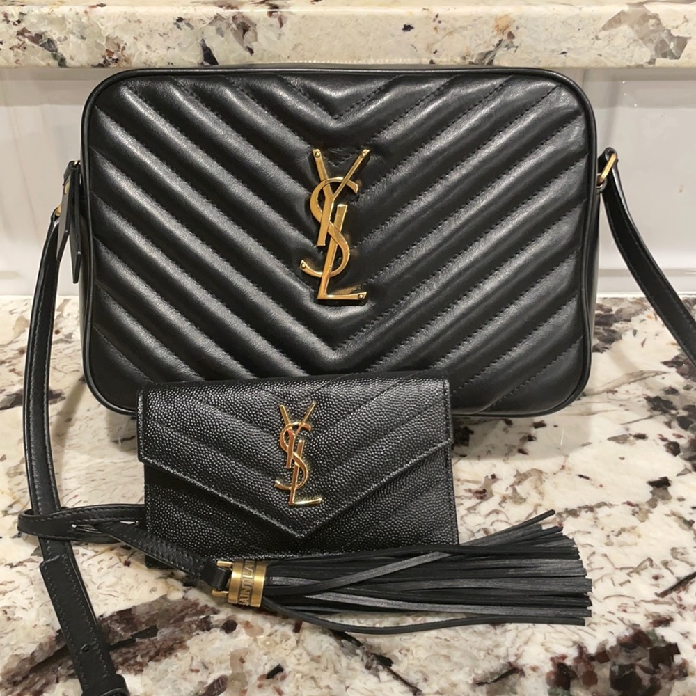 YSL Camera Bag and YSL Flap Card Case